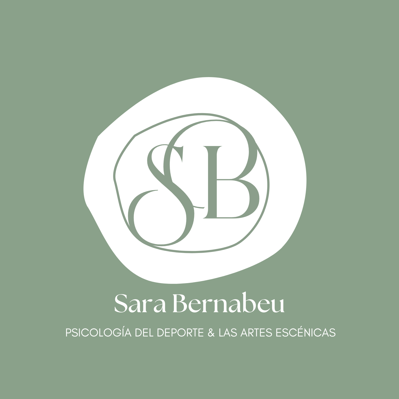 Logo Sara Bernabeu fondo verde claro
